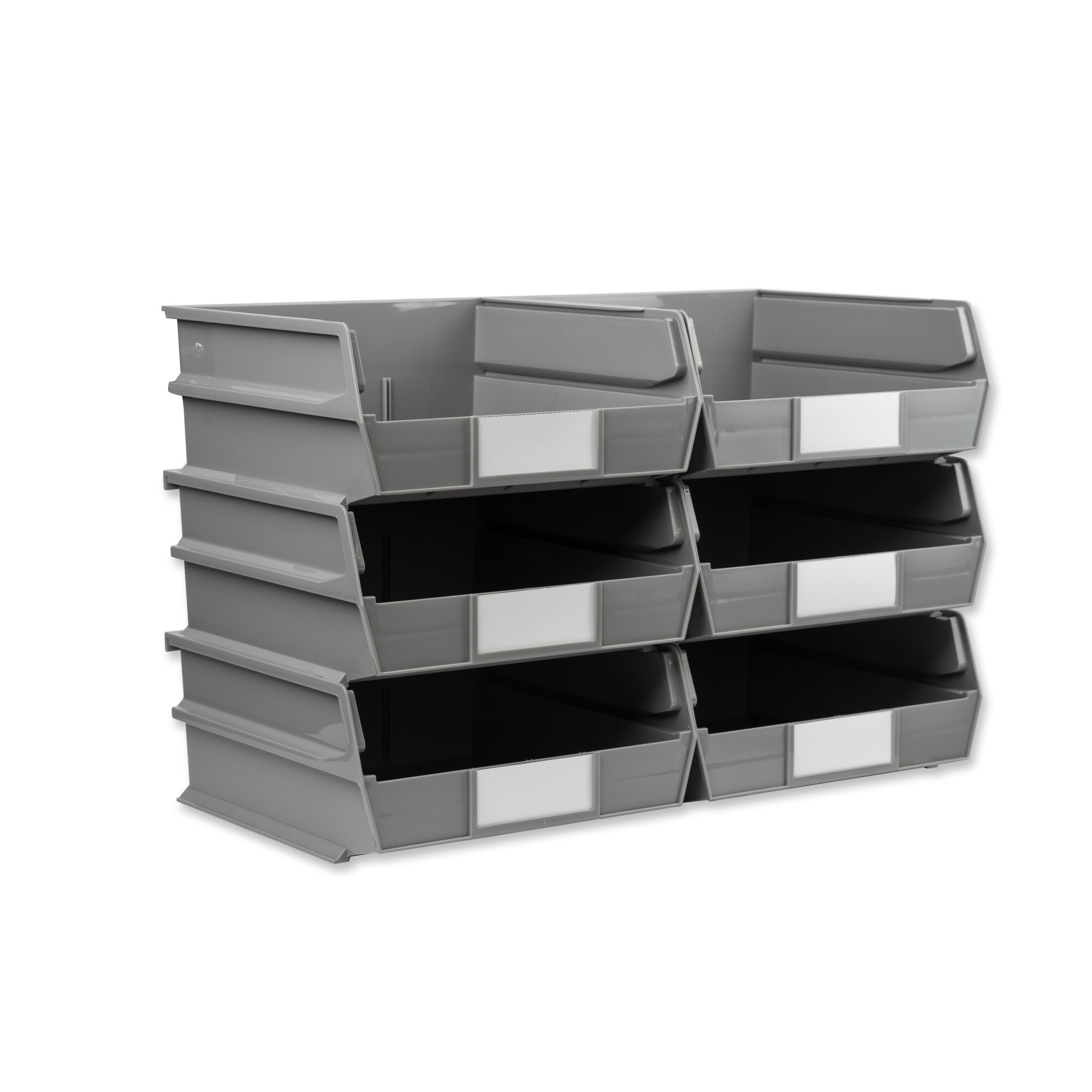 Triton Products, LocBin Hanging and interlocking Bins, Height 5 in, Width 10.125 in, Bins Included (qty.) 6 Model# 3-235GR